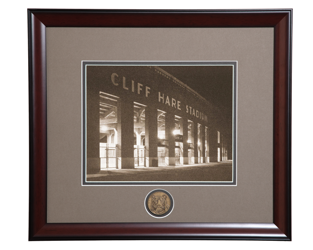 Auburn Football Cliff Hare Stadium in 1950's Vintage Photo