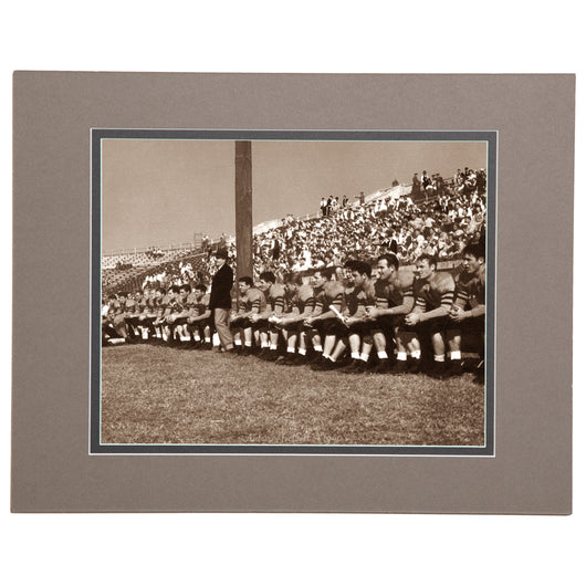 Auburn Tiger Football Framed Team Sideline Photo from the 1940's