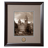 Auburn Landmark Samford Hall Framed Photo in Sepia