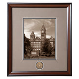 Auburn Landmark Samford Hall Framed Photo in Sepia