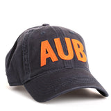 Navy AUB Hat with Auburn on Back
