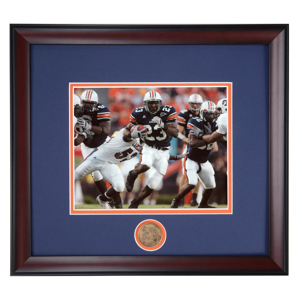 Auburn Tiger Football Running Back Kenny Irons Framed Photo – Auburn Art