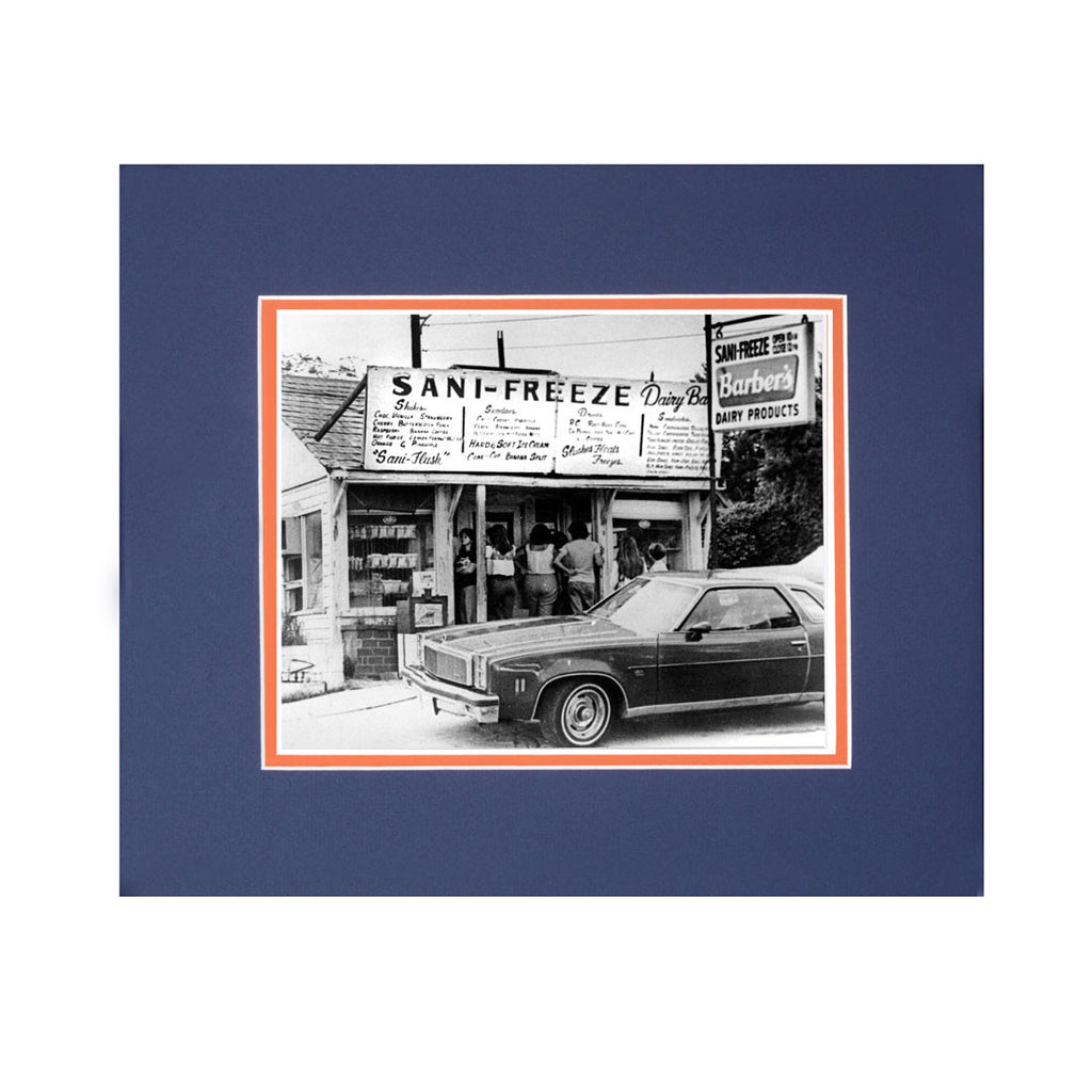 The Sani Freeze Vintage Framed Photo The Flush - An Auburn