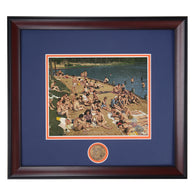Auburn Students at Chewacla State Park in the 1950s Framed Photo