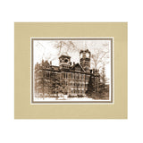 Auburn University Samford Hall 1920's Framed Vintage Photo in Sepia