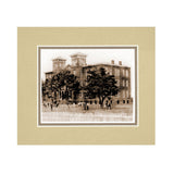 Auburn Old Main Building 1880's Framed Vintage Photo