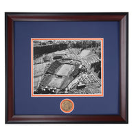 Auburn Tigers Cliff Hare Stadium 1950's Framed Photo