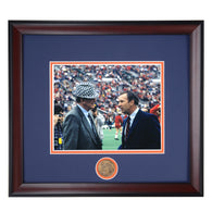 Auburn Head Coach Pat Dye and Alabama Legend Bear Bryant