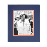 Auburn Coaching Legend Ralph Shug Jordan Black and White Photo