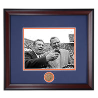 Coaching Legends Shug Jordan and Bear Bryant Framed Photo- Conversation the Iron Bowl