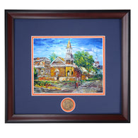 Auburn Chapel Framed Colorful Print