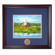 Auburn University Agricultural Heritage Park Red Barn Framed High Quality Print