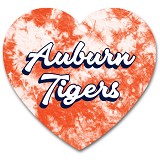 Auburn Heart Tie-Dye Magnet
