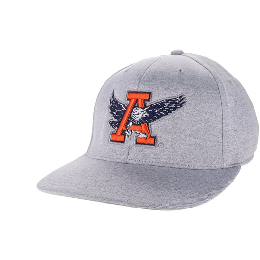 Back 9 Adjustable Auburn Heather grey w/EAGLE A VAULT LOGO