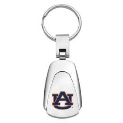 Auburn Silver Teardrop Keychain