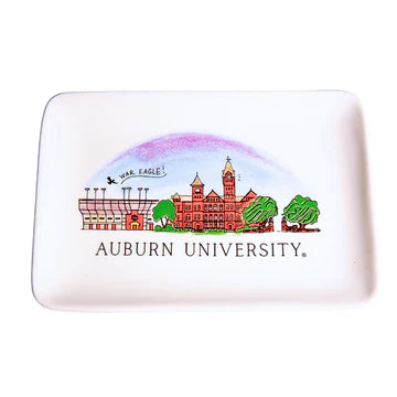Auburn Skyline Ceramic Trinket Tray