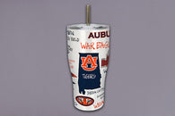 Auburn Icon Metal Tumbler