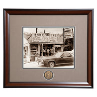 The Sani Freeze Vintage Framed Photo The Flush - An Auburn Tradition - Soft Serve Ice Cream - The Sani-Freeze