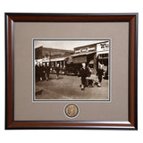 Auburn Alabama Downtown Parade - Navy ROTC walking down College St. in 1940's Photo