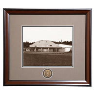 The Barn Basketball Arena Athletic Complex at Auburn University Vintage Sepia Photo from 1950