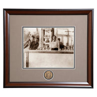 Inside Toomer's Drugs 1913 Framed Vintage Photo in Sepia