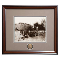 Auburn Samford Hall Construction 1909 Framed Vintage Photo