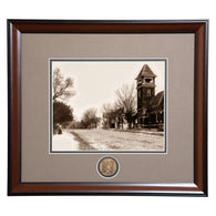 View up Gay Street in Auburn Early 1900's Vintage Photo