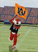 Aubie Images Framed Small