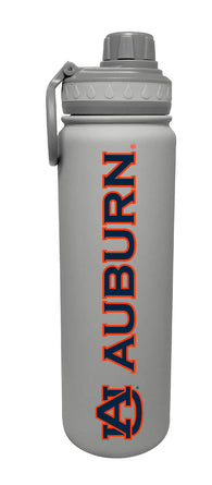 Gray Stainless Steel Sports Bottle 24oz