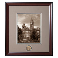 Auburn Landmark Samford Hall Framed Photo in Sepia