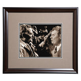 Auburn Football Coaching Legend Shug Jordan Speaks with Paul Bear Bryant after Iron Bowl Framed Photo