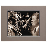 Auburn Football Coaching Legend Shug Jordan Speaks with Paul Bear Bryant after Iron Bowl Framed Photo