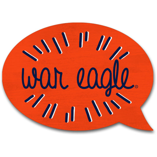 War Eagle Word Bubble Magnet