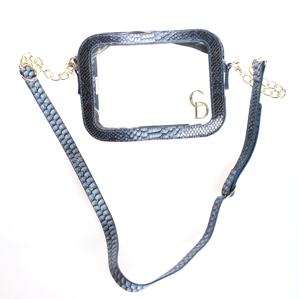 Camera Crossbody Clear Bag Auburn Art