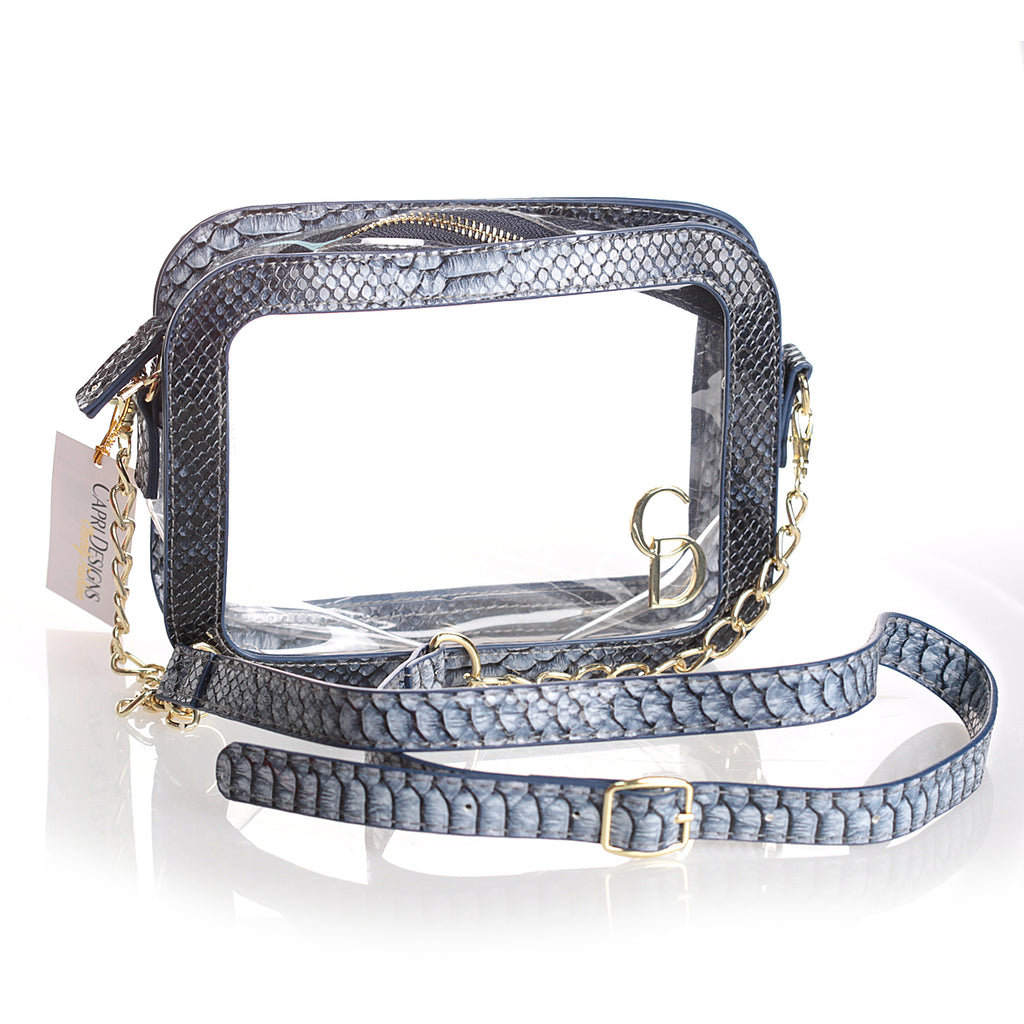 Camera Crossbody Clear Bag Auburn Art