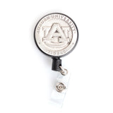 Pewter Auburn Badge Reel