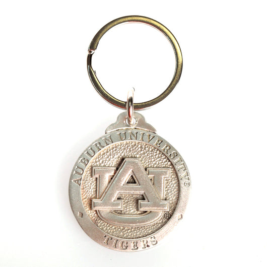 AU Logo Pewter Keychain
