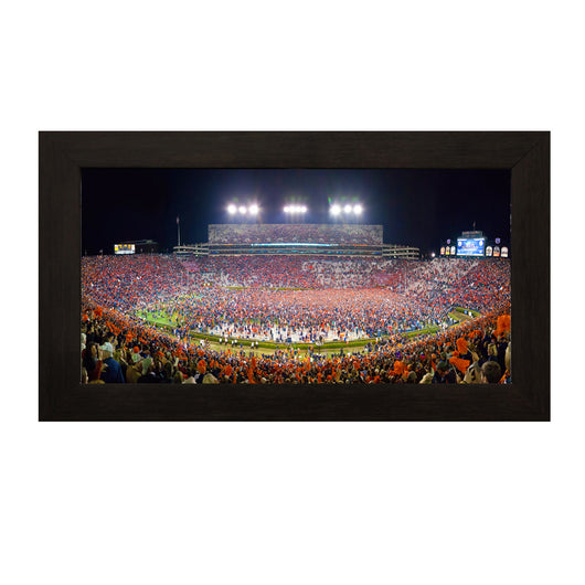 Rush the Field Iron Bowl 2013 Framed Canvas