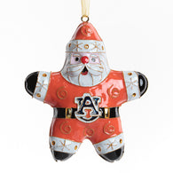 Auburn Santa Star Cloisonne Ornament