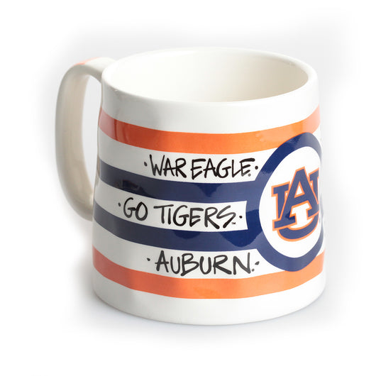 Auburn Stripe AU Logo Mug