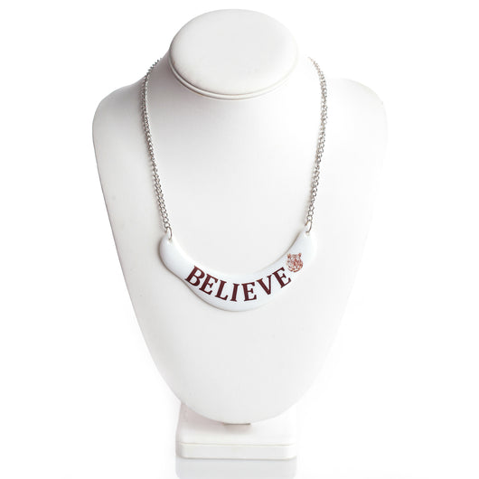 Believe Curved Tiger Necklace
