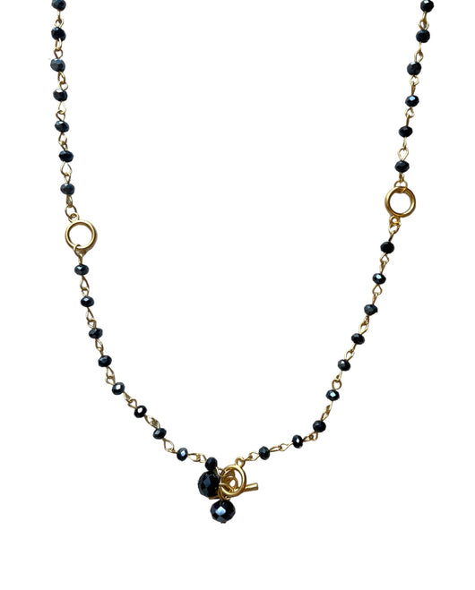 Navy/Gold Gameday Necklace/Bracelet