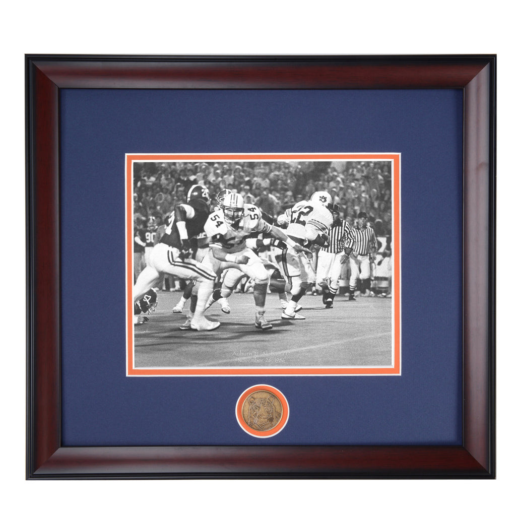 Auburn Tiger Football Legend Brent Fullwood running vs Alabama Auburn Art