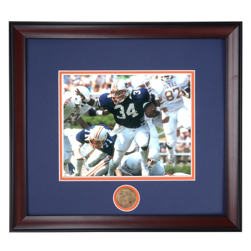 Cam Newton Autographed and Framed White Auburn Jersey