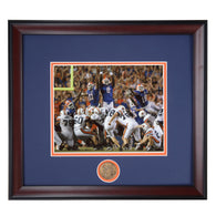 Auburn Tigers 2007 Victory over Florida featuring The Kick by Wes Byrum Framed Photo