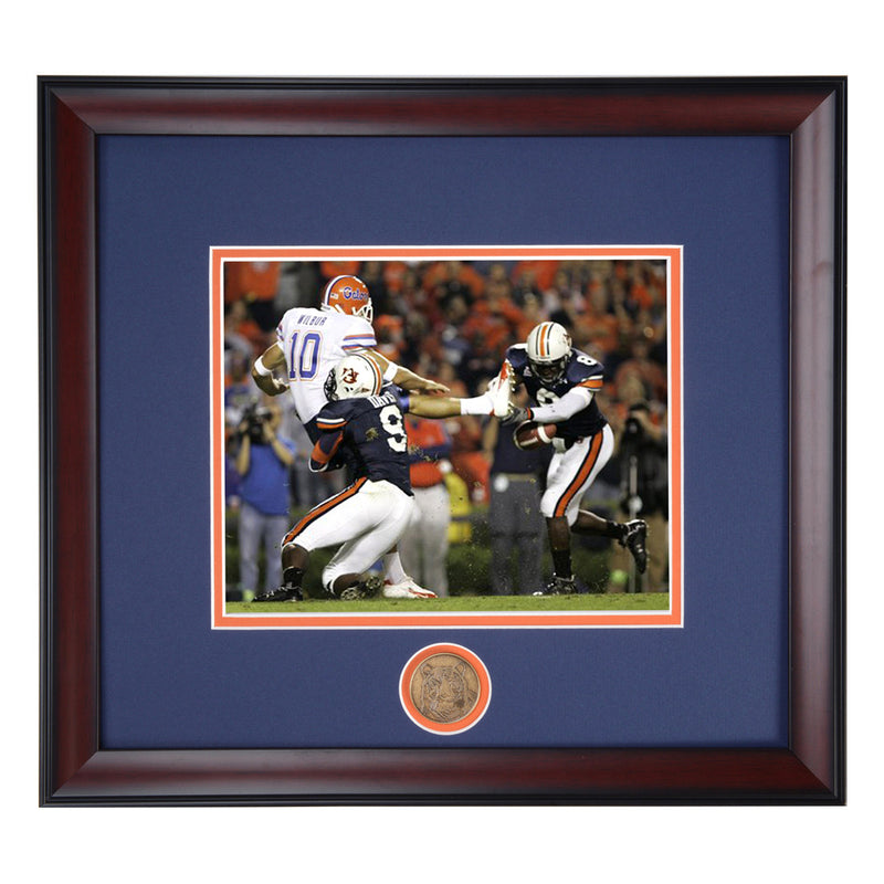 Auburn Tigers Block Punt by Jerraud Powers and Tristan Davis