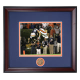 Auburn Tiger Football ESPN Game Changing Moment - Tre Smith Flips Florida during 2006 Victory Framed Photo