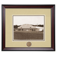The Barn Basketball Arena Athletic Complex at Auburn University Vintage Sepia Photo from 1950