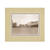 Auburn, Alabama Downtown College Street in 1950 Vintage Photo in Sepia