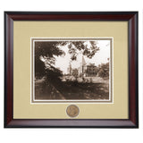Auburn College Street Lawn View of Samford and Hargis Hall 1920's Framed Vintage Photo